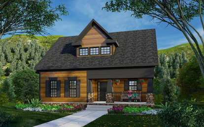 House Plan House Plan #28762 Angled Front Elevation