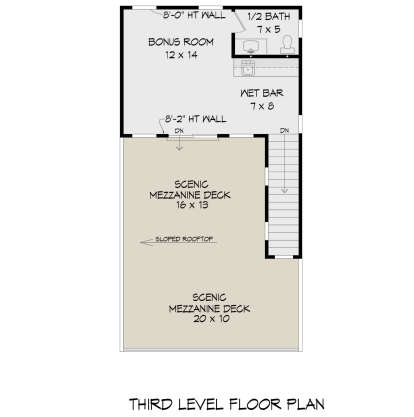 Third Floor for House Plan #940-00723
