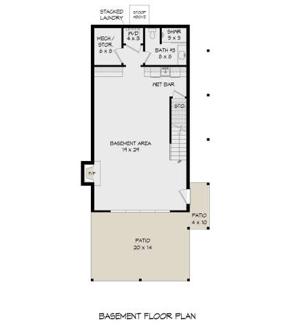 Basement for House Plan #940-00723