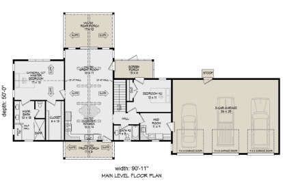 Main Floor  for House Plan #940-00724