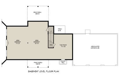 Basement for House Plan #940-00724
