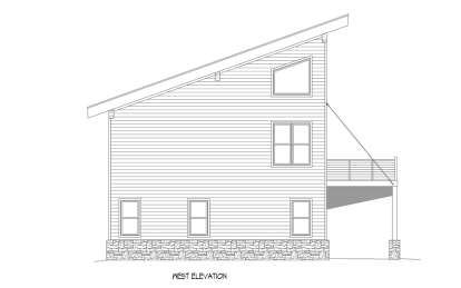 Modern House Plan #940-00726 Elevation Photo
