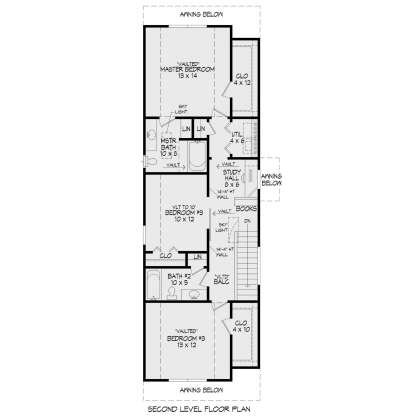 Second Floor for House Plan #940-00727