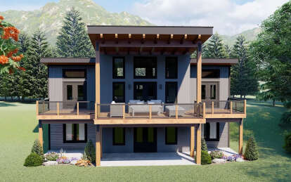 Mountain House Plan #940-00728 Elevation Photo