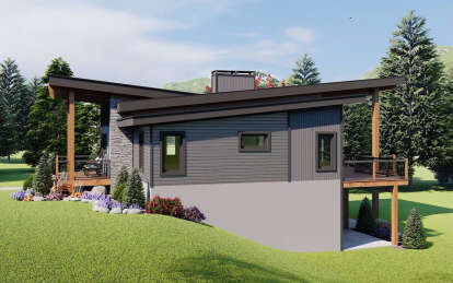 Mountain House Plan #940-00728 Elevation Photo