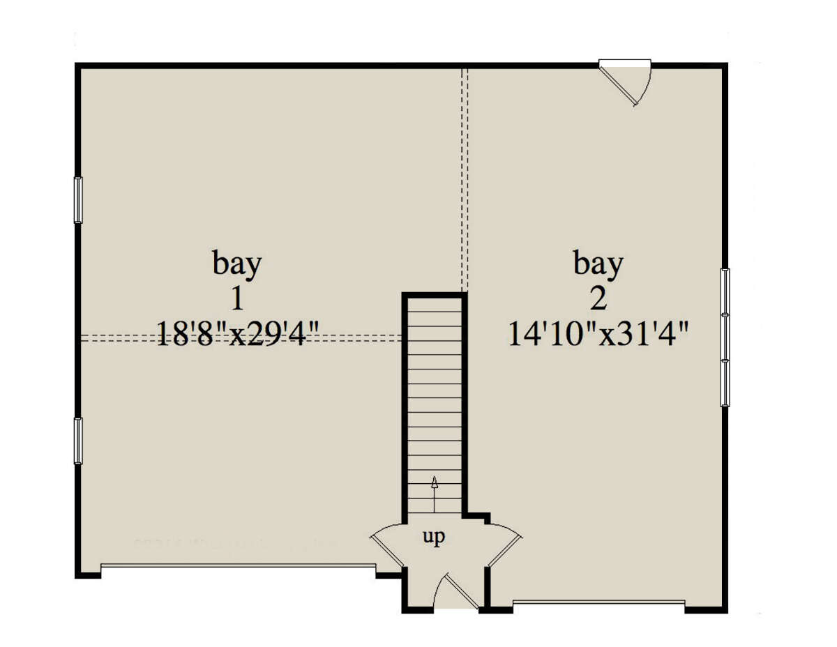 Garage Floor for House Plan #957-00078