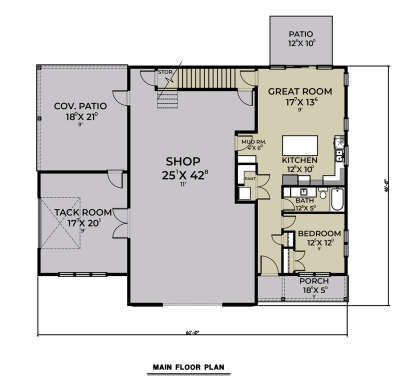 Garage for House Plan #2464-00094