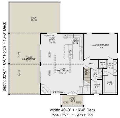 Main Floor  for House Plan #940-00730