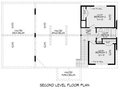 Second Floor for House Plan #940-00730