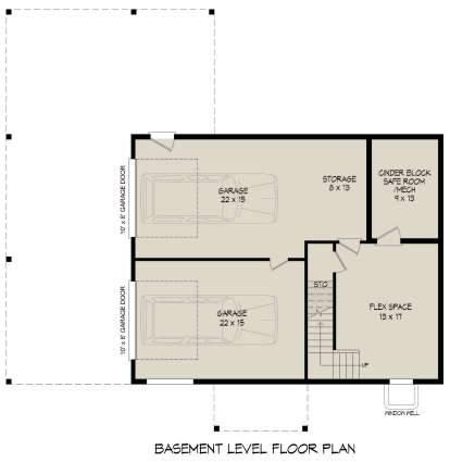 Basement for House Plan #940-00730
