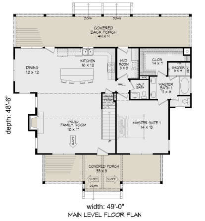 Main Floor  for House Plan #940-00731
