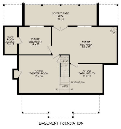 Basement for House Plan #940-00731