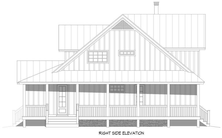Country House Plan #940-00732 Elevation Photo