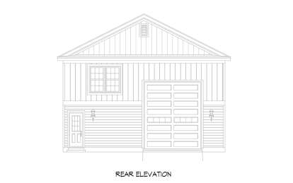 Lake Front House Plan #940-00733 Elevation Photo