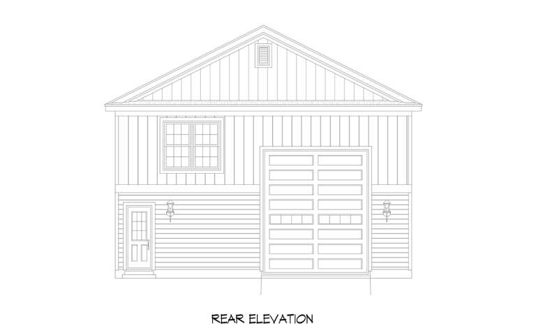 Lake Front House Plan #940-00733 Elevation Photo