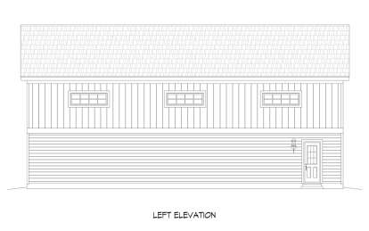 Lake Front House Plan #940-00733 Elevation Photo