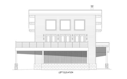 Modern House Plan #940-00734 Elevation Photo