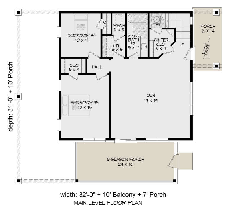 House Plan House Plan #28776 Drawing 1