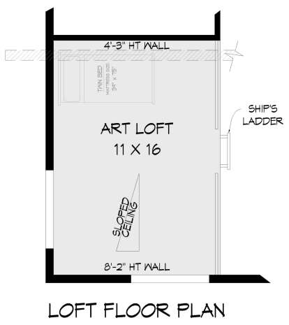 Loft for House Plan #940-00734