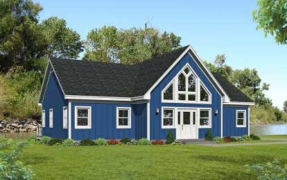 House Plan House Plan #28778 Angled Front Elevation