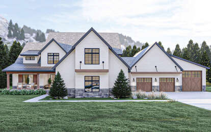 Modern Farmhouse House Plan #963-00751 Elevation Photo