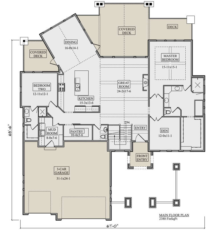 House Plan House Plan #28781 Drawing 1