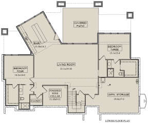 Basement for House Plan #5631-00212