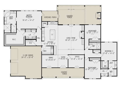House Plan House Plan #28782 Drawing 1