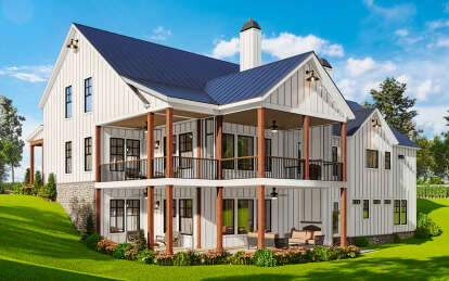 Modern Farmhouse House Plan #699-00362 Elevation Photo
