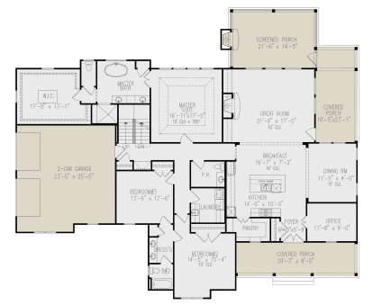 Main Floor  for House Plan #699-00362