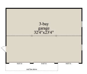 Garage Floor for House Plan #957-00079