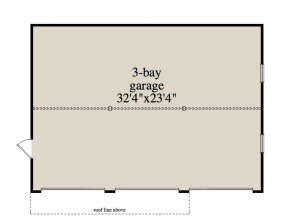 Garage Floor for House Plan #957-00080