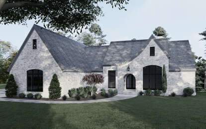 European House Plan #8318-00343 Elevation Photo