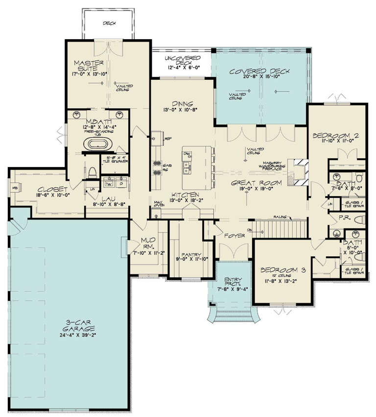 House Plan House Plan #28788 Drawing 1