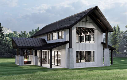 Barn House Plan #6422-00080 Elevation Photo