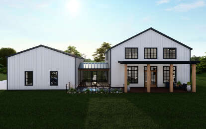 Barn House Plan #3571-00025 Elevation Photo