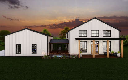 Barn House Plan #3571-00025 Elevation Photo