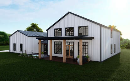 Barn House Plan #3571-00025 Elevation Photo