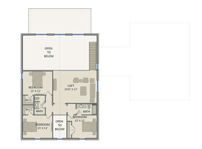 Second Floor for House Plan #3571-00025