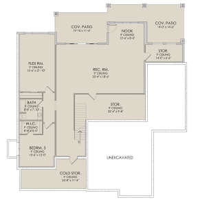 Walkout Basement for House Plan #6422-00083