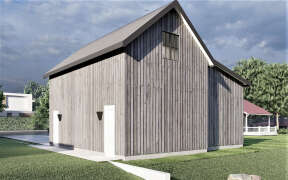 Barn House Plan #6422-00085 Elevation Photo