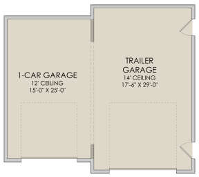 Garage Floor for House Plan #6422-00085