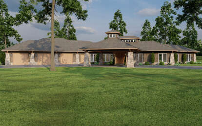 Lake Front House Plan #8318-00344 Elevation Photo