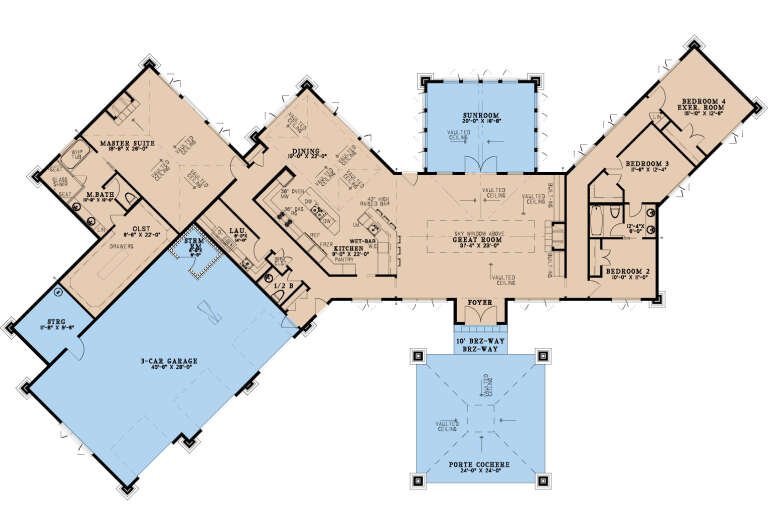 House Plan House Plan #28797 Drawing 1