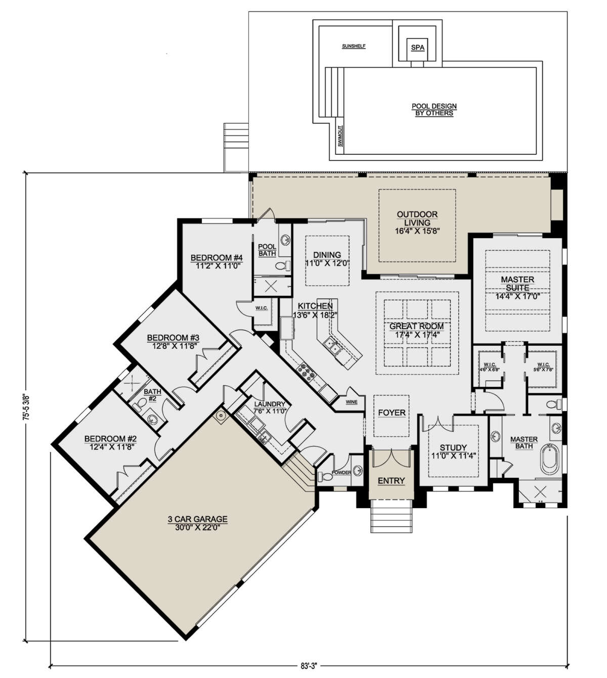 Main Floor  for House Plan #207-00108