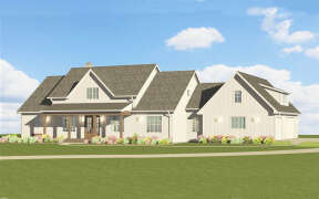 Modern Farmhouse House Plan #3125-00031 Elevation Photo