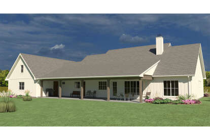 Modern Farmhouse House Plan #3125-00031 Elevation Photo