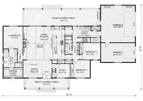 Main Floor  for House Plan #3125-00031