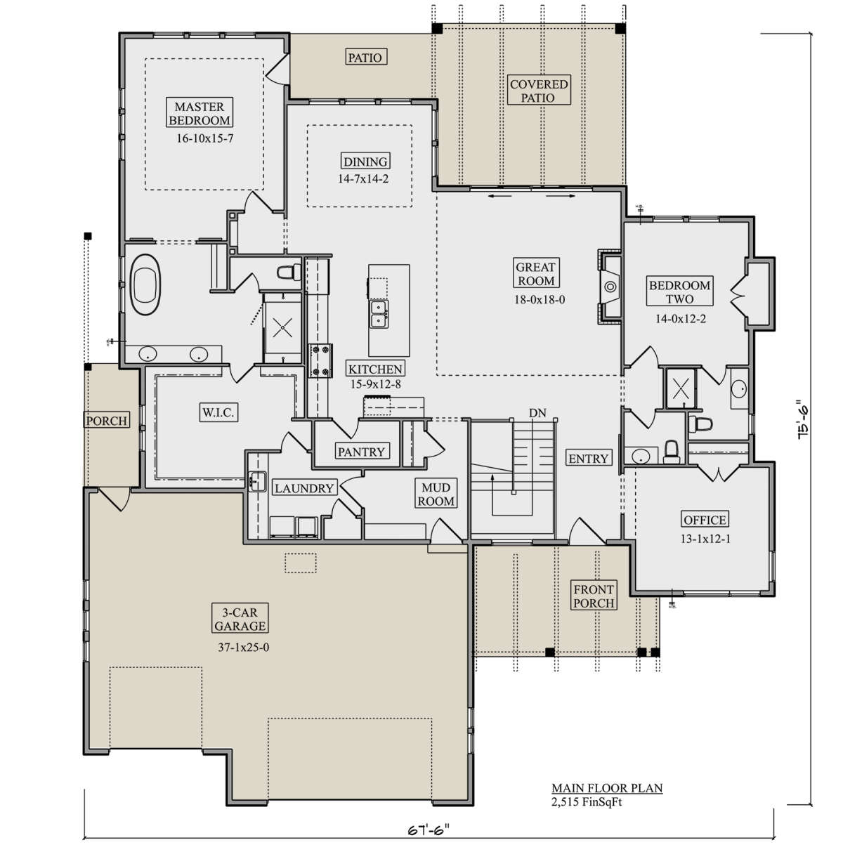 Main Floor  for House Plan #5631-00213