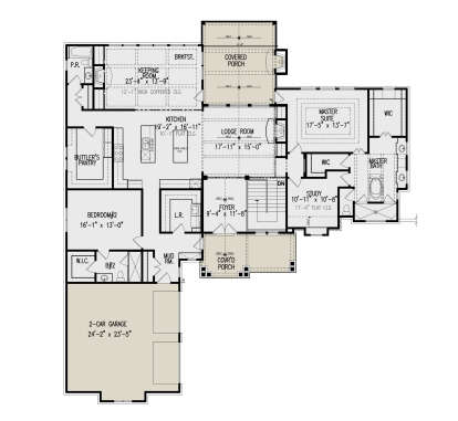 Main Floor  for House Plan #699-00363